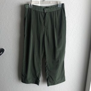 J. Crew Olive Cropped Pant
